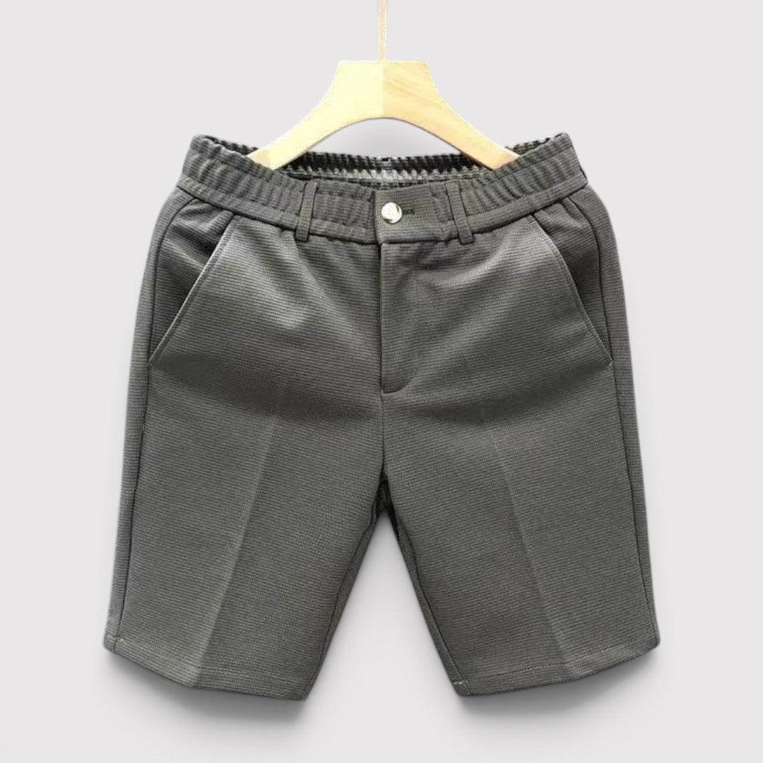 Michael Sydney men's lightweight basic shorts, front view