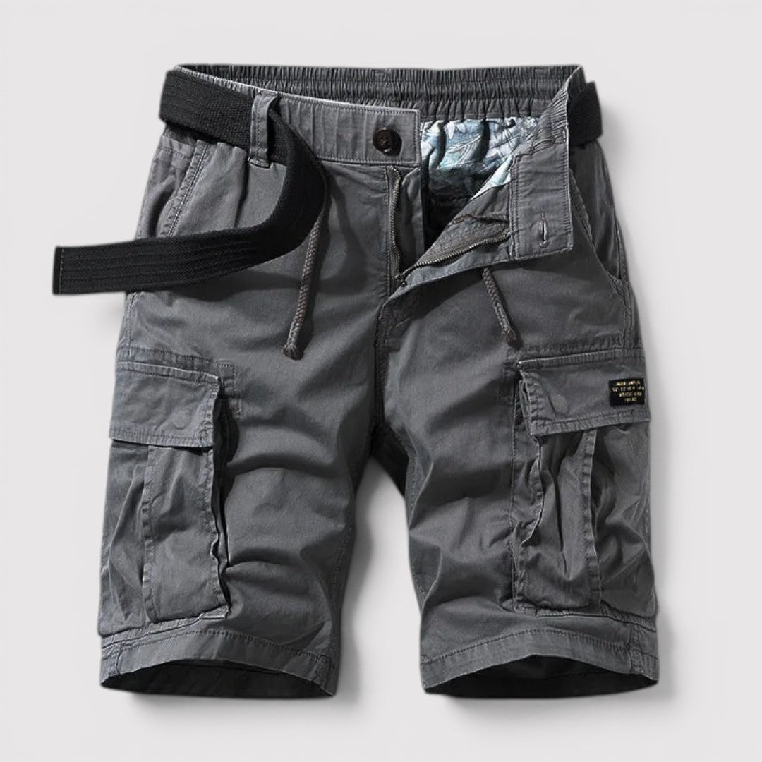 Michael Sydney men's cargo shorts, front view