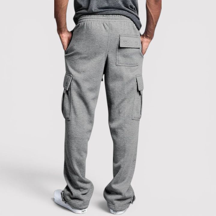 Michael Sydney men's stretch cargo pants, front view