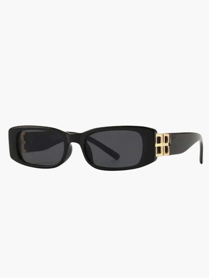 Toni™ | Rectangle Sunglasses with Gold Detail