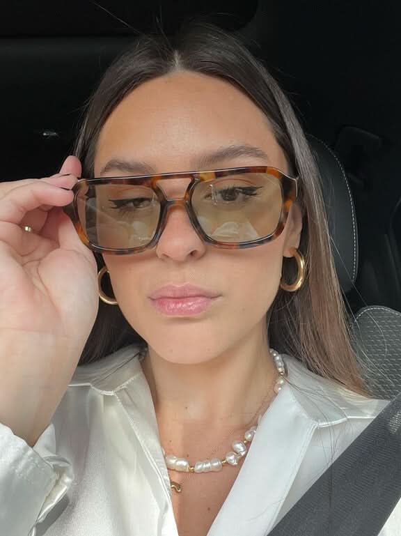 Emmeline™ | Tortoiseshell Aviator Sunglasses