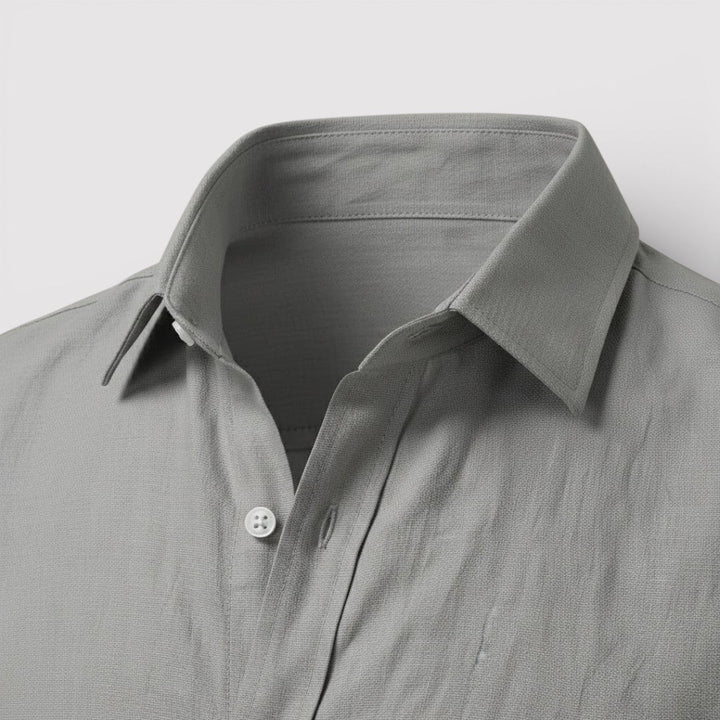 Michael Sydney men's roll-up sleeve shirt, front view
