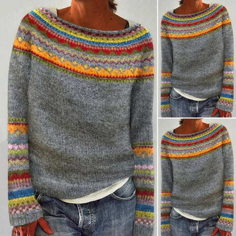Sonja™ | Retro Nordic Jumper