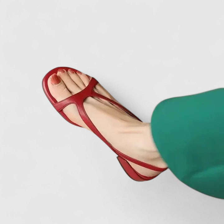 Paige™ | Pearl Block Heel Sandals