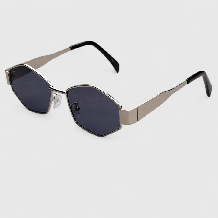 Mandy™ | Hexagonal Metal Sunglasses