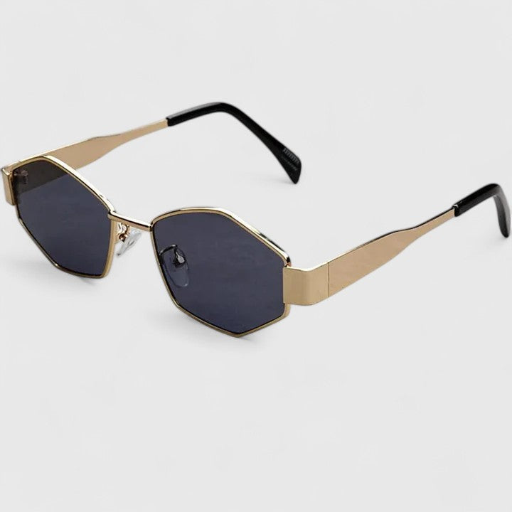 Mandy™ | Hexagonal Metal Sunglasses
