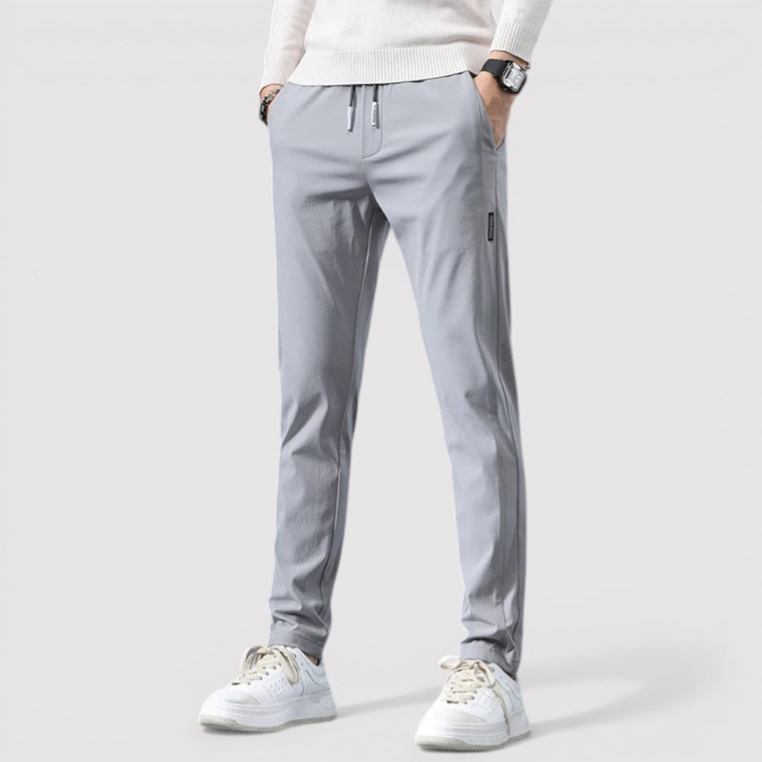 Michael Sydney men's slim pants, front view