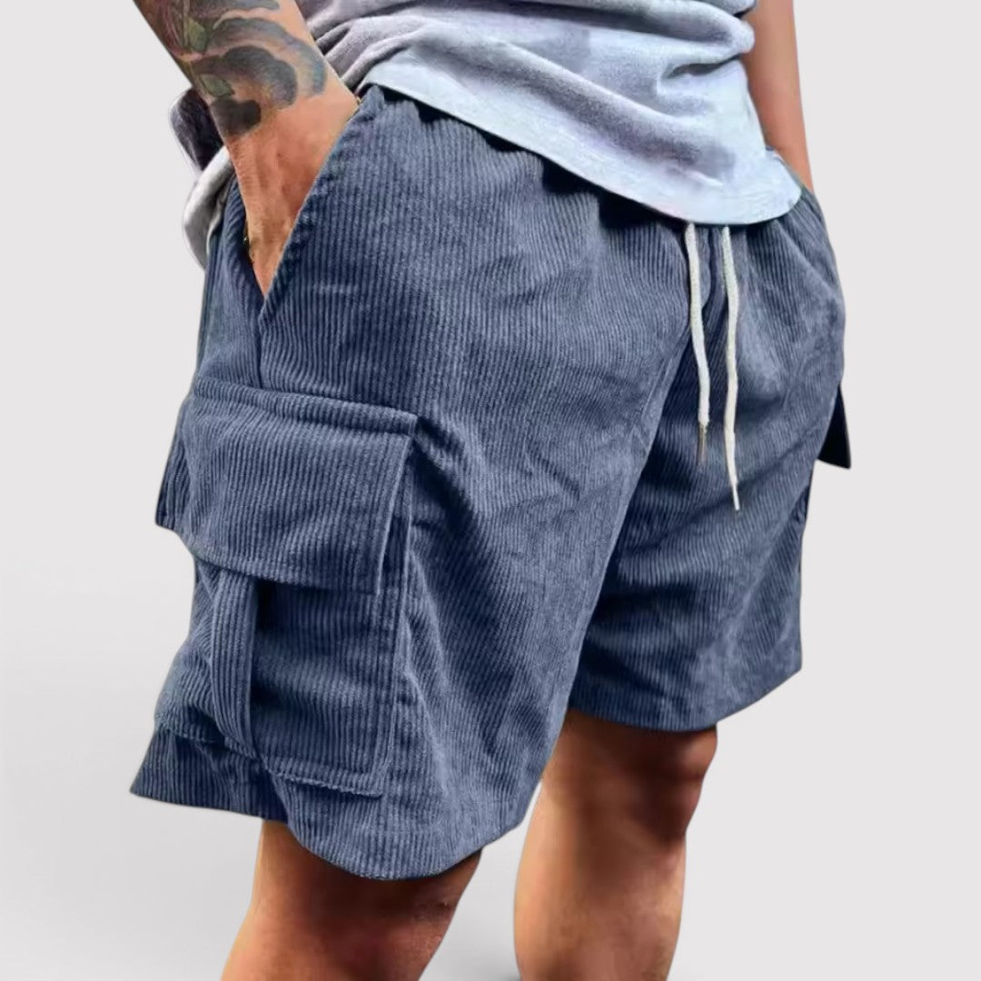 Michael Sydney men's cargo shorts, front view