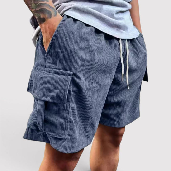 Michael Sydney men's cargo shorts, front view