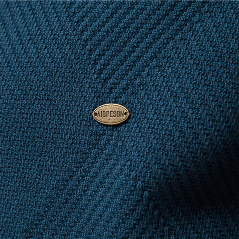 Michael Sydney men's Zip cardigan, front view