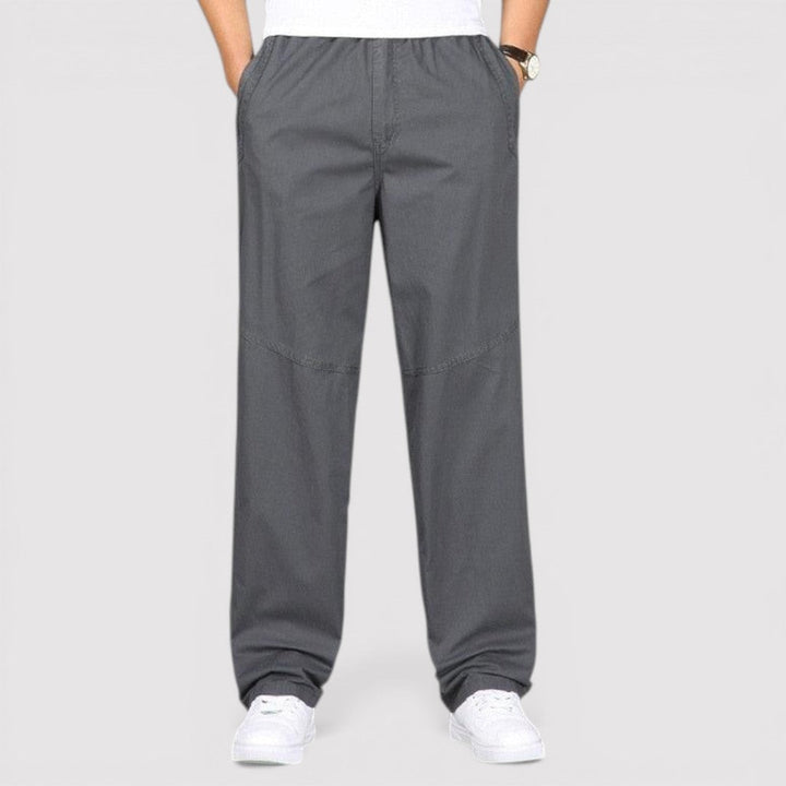 Michael Sydney men's straight leg pants, front view