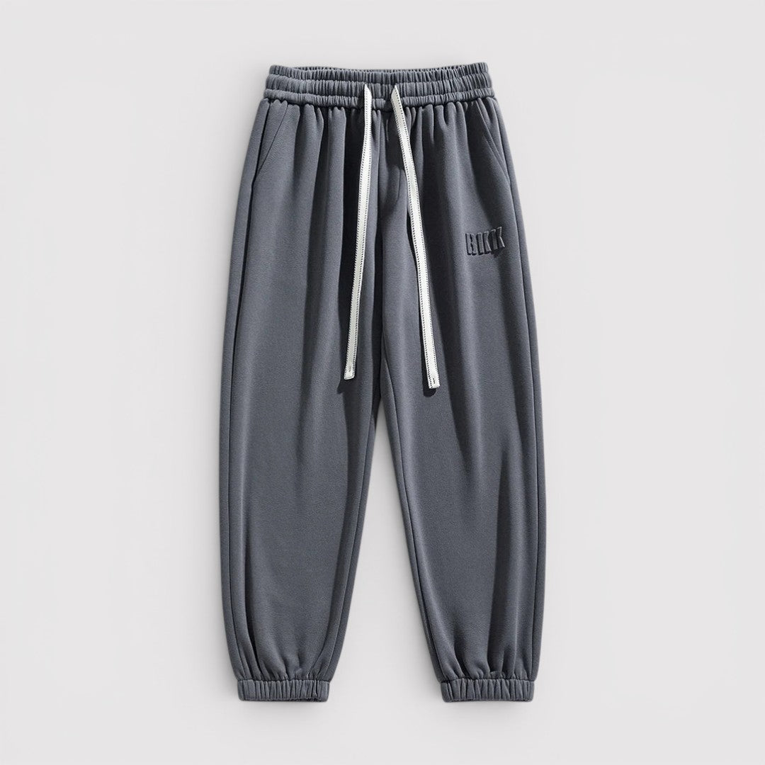 Michael Sydney men's stretch joggers, front view