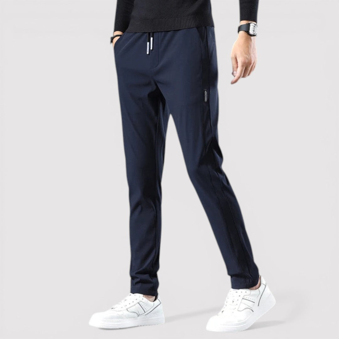 Michael Sydney men's slim pants, front view