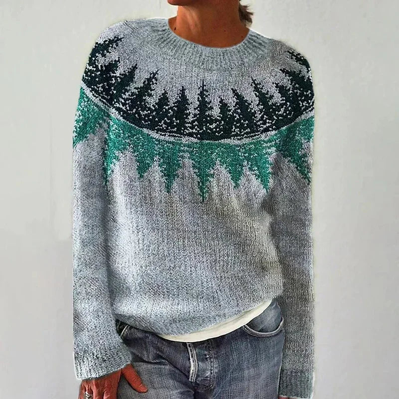 Violet™ | Forest Print Jumper