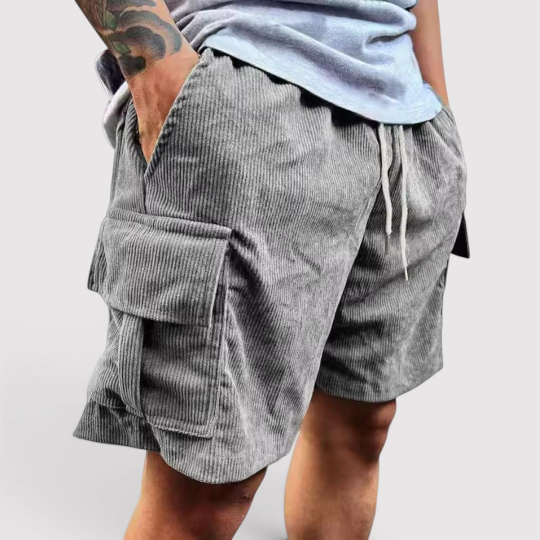 Michael Sydney men's cargo shorts, front view