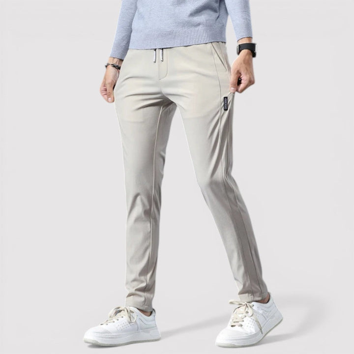 Michael Sydney men's slim pants, front view