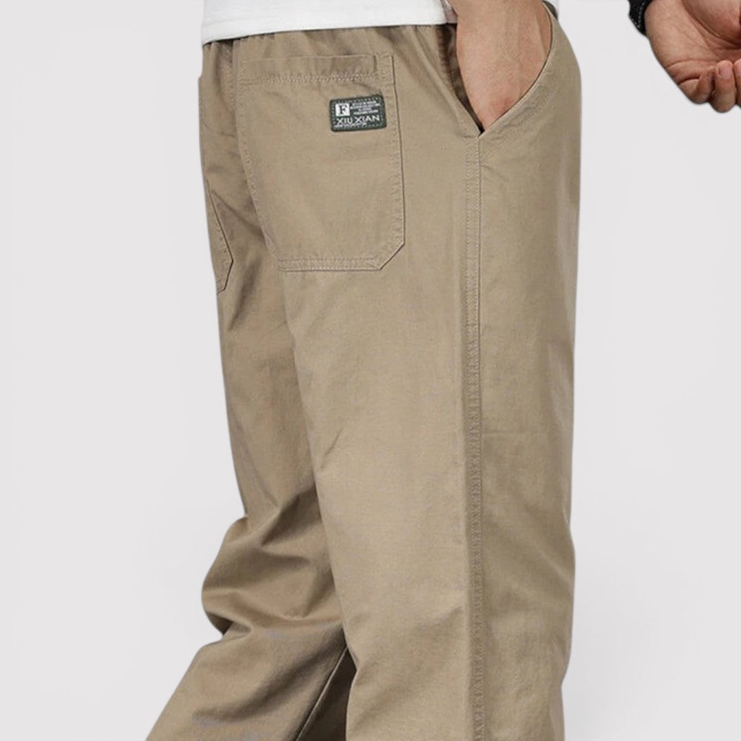 Michael Sydney men's casual joggers, front view