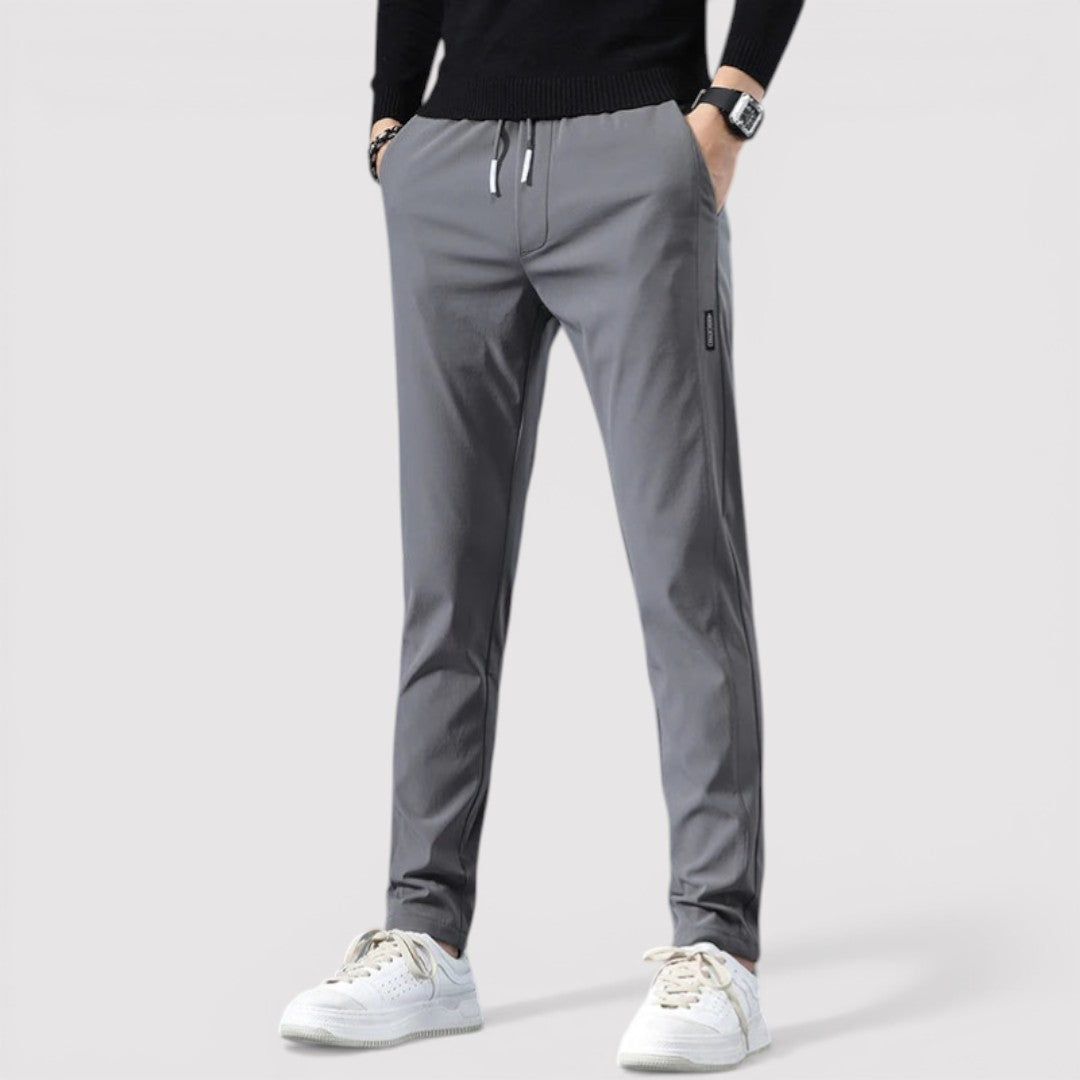 Michael Sydney men's slim pants, front view