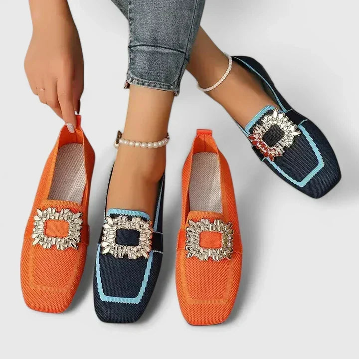 Glenda™ | Embellished Comfort Flats