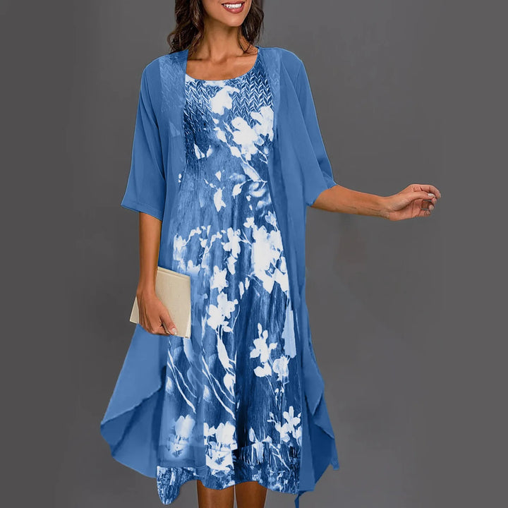 Brenda™ | Printed Layered Dress Set