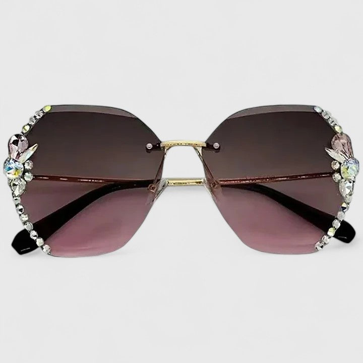 Winsome™ | Rimless Diamanté Sunglasses
