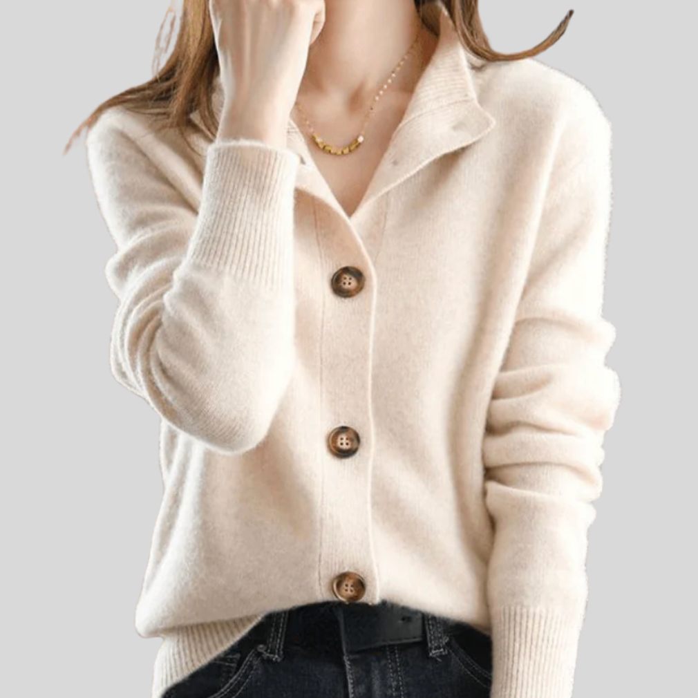 Roxanne™ | Retro Button Cardigan