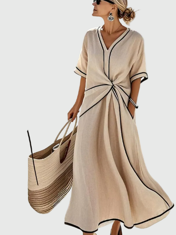 Michelle™ | Draped Maxi Dress