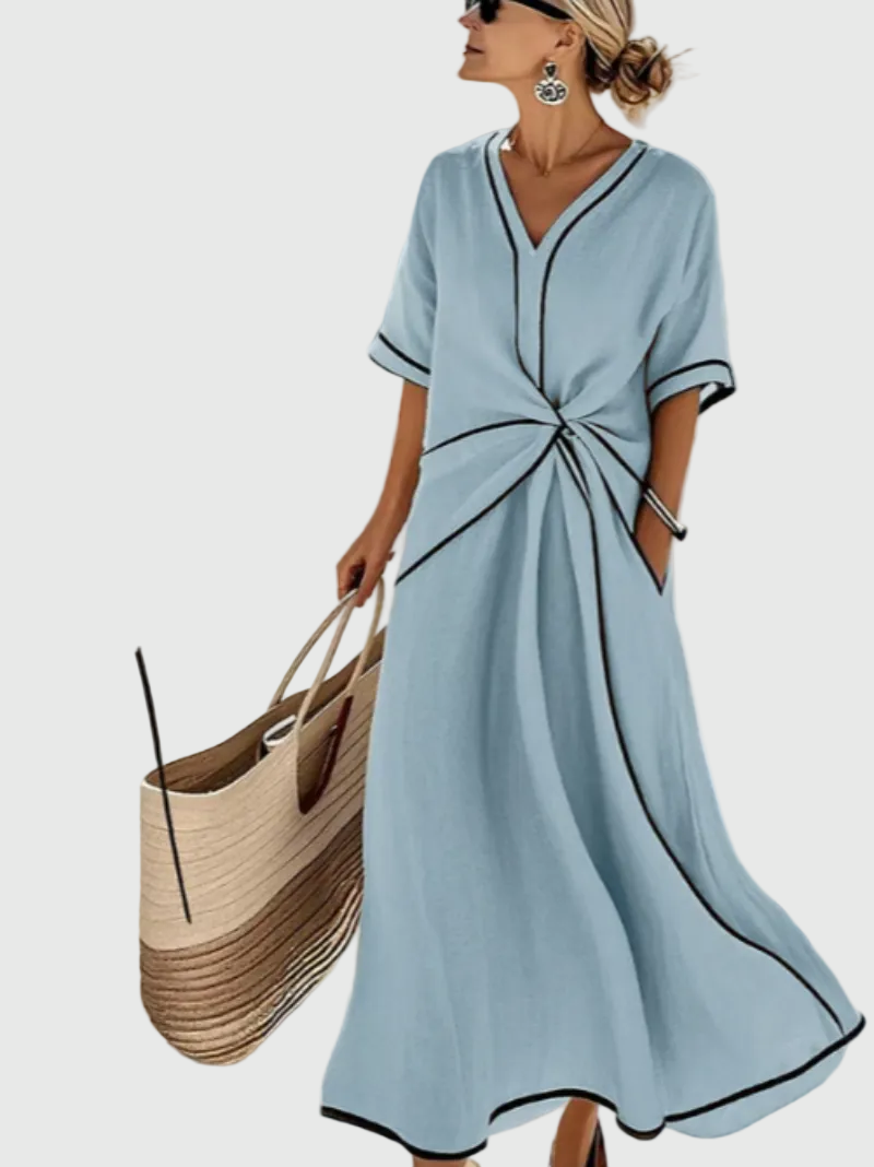 Michelle™ | Draped Maxi Dress