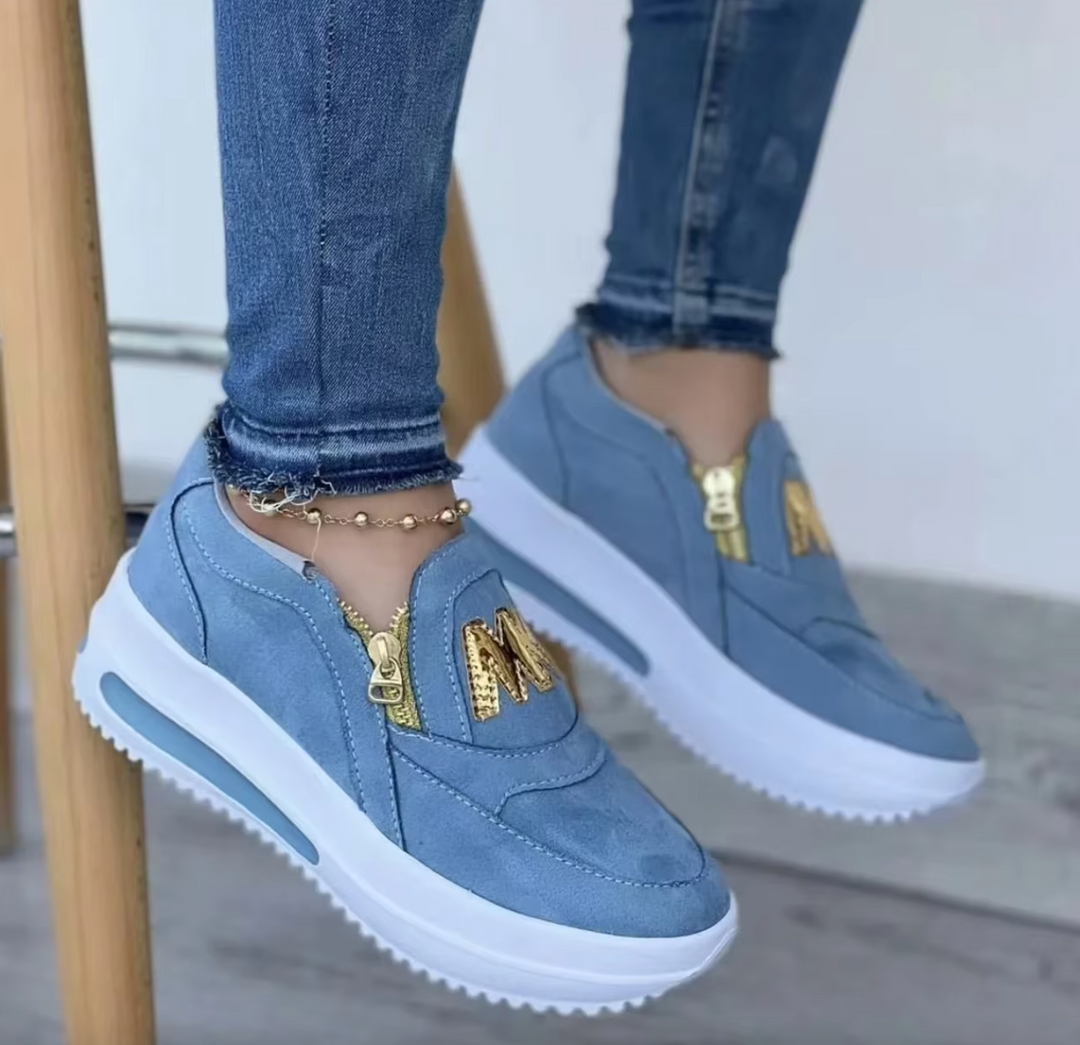 Sara™ | Side-Zip Comfort Sneakers