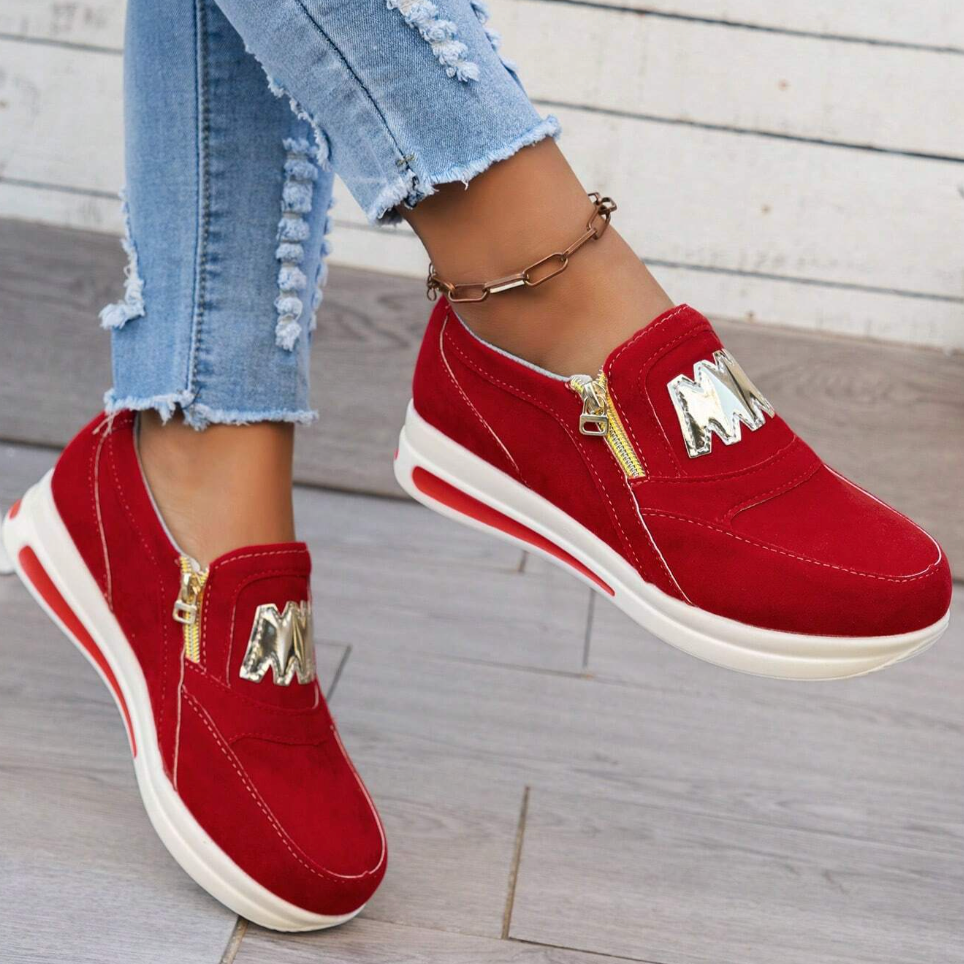 Sara™ | Side-Zip Comfort Sneakers