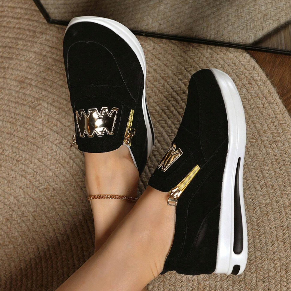 Sara™ | Side-Zip Comfort Sneakers