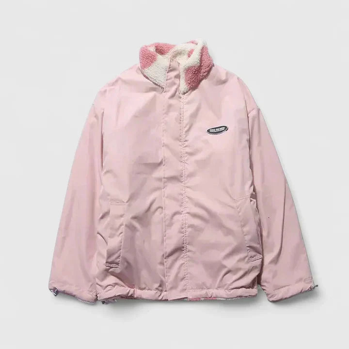 Nina™ | Heart Print Reversible Jacket
