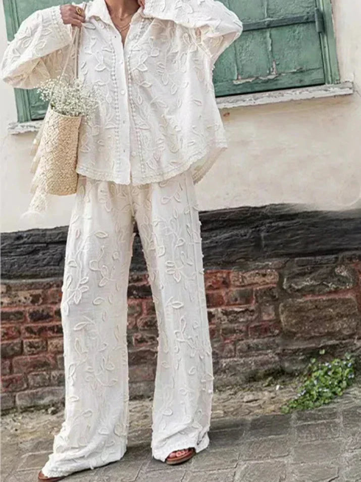 Alicia™ | Embroidered Relaxed Set
