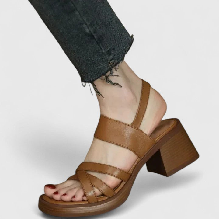 Peggy™ | Cross-Strap Sandals