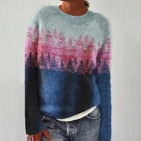 Violet™ | Forest Print Jumper