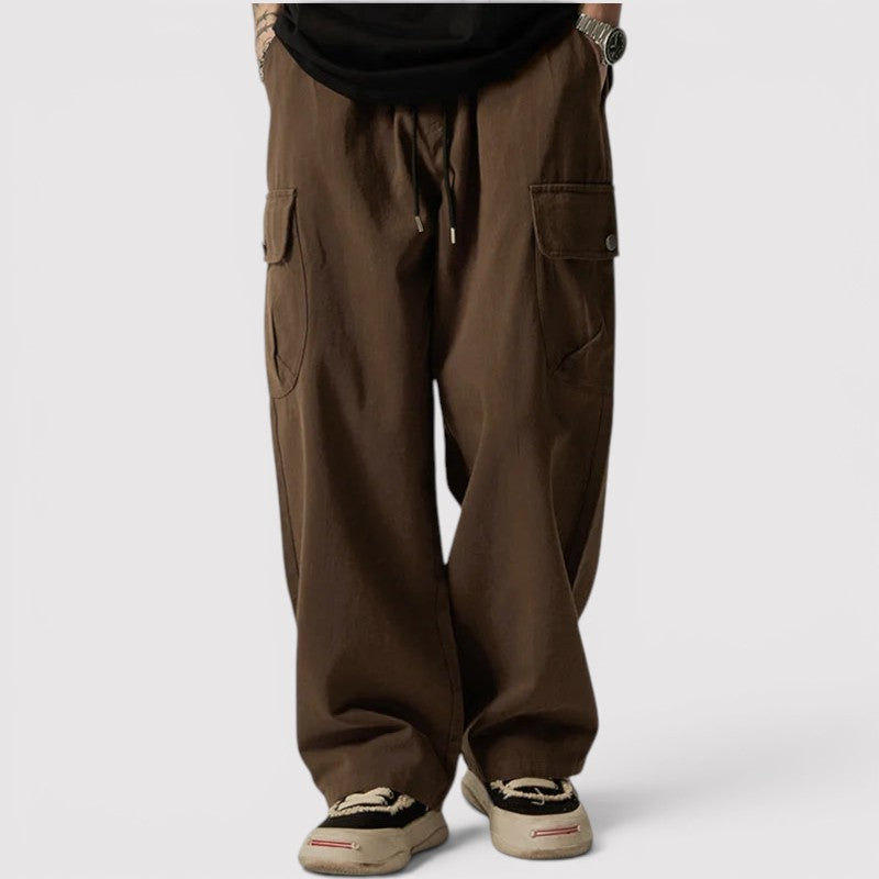 Michael Sydney men's lightweight cargo pants, front view