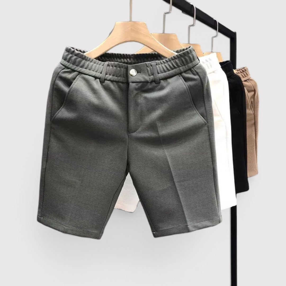 Michael Sydney men's lightweight basic shorts, front view