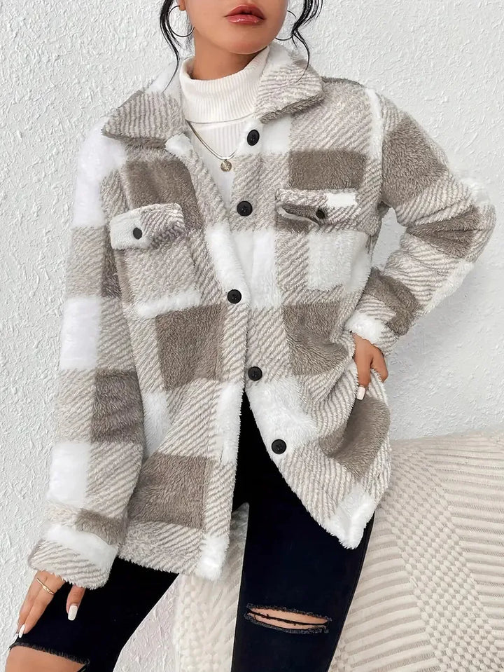 Meredith™ | Checked Cosy Jacket