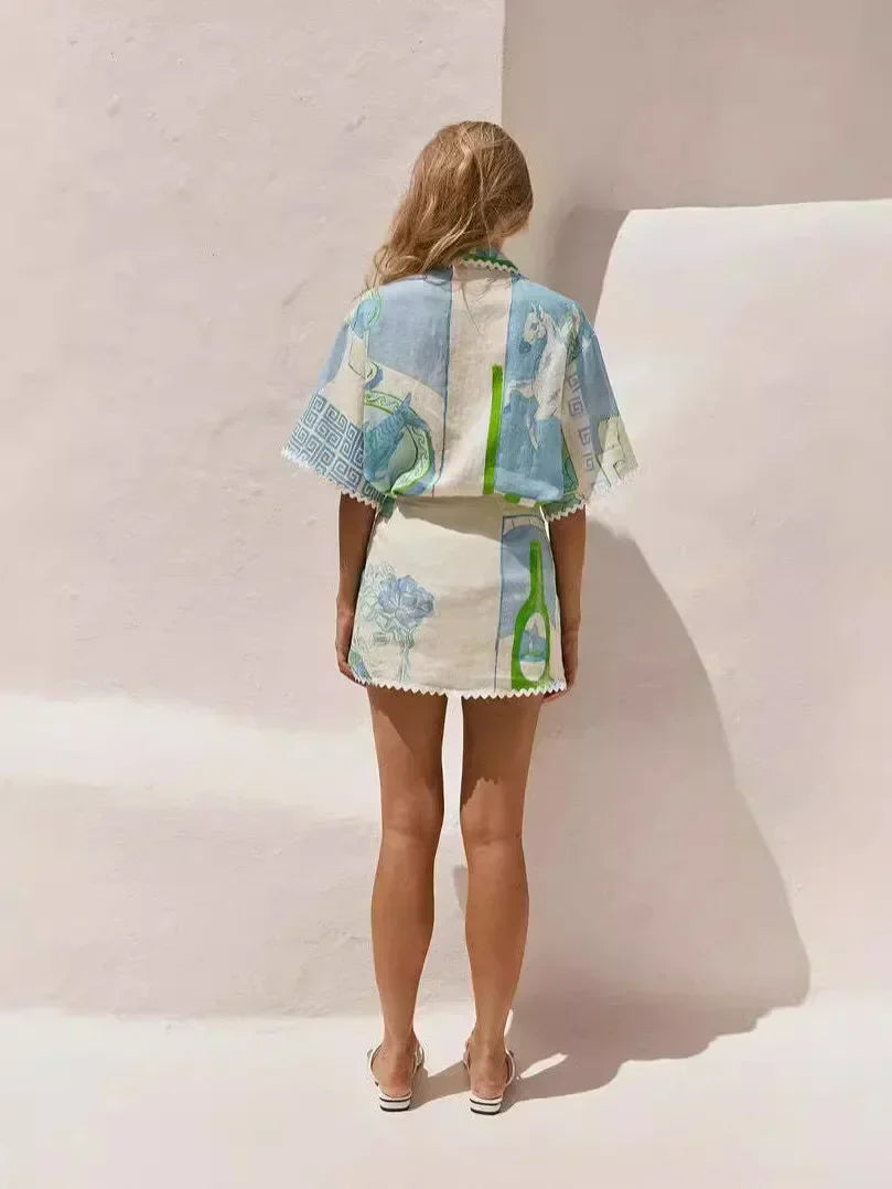 Judy™ | Patchwork Two-Piece Set