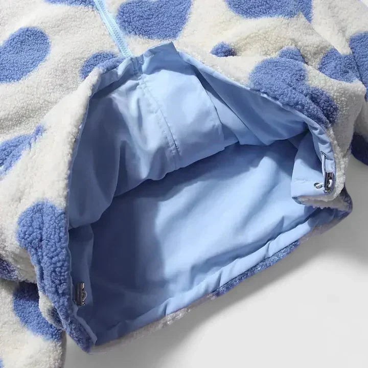 Nina™ | Heart Print Reversible Jacket