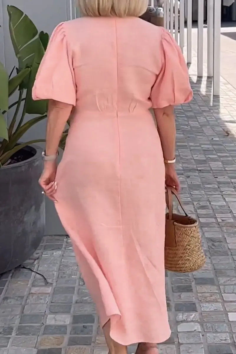 Christina™ | Bow-Front Midi Dress