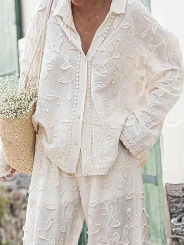Alicia™ | Embroidered Relaxed Set