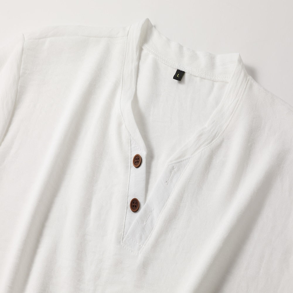 Michael Sydney men's lightweight v-neck t-shirt, front view