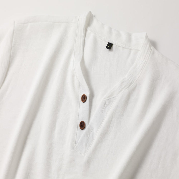 Michael Sydney men's lightweight v-neck t-shirt, front view