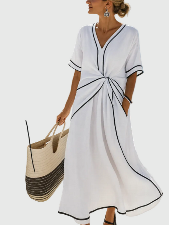 Michelle™ | Draped Maxi Dress