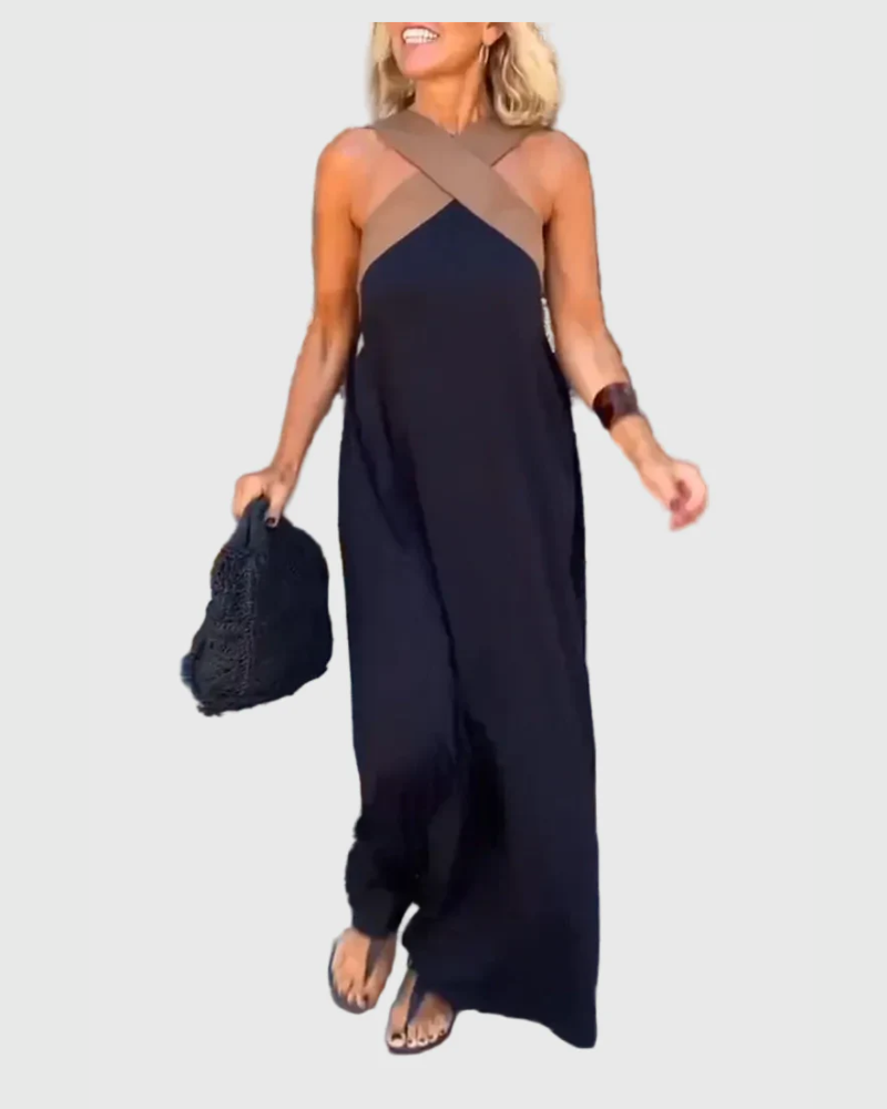 Julie™ | Halterneck Maxi Dress