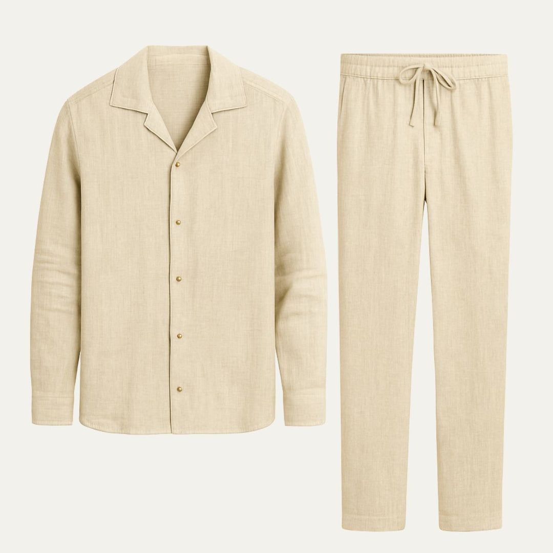 Michael Sydney men's summer set, front view