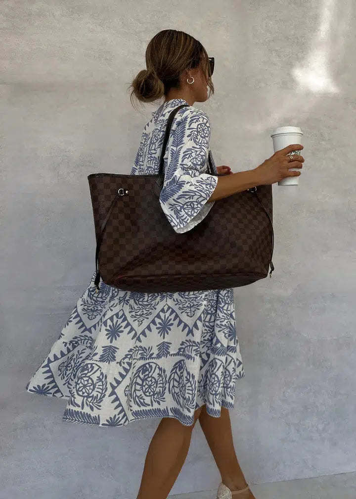 Elaine™ | Button-Front Tunic Dress