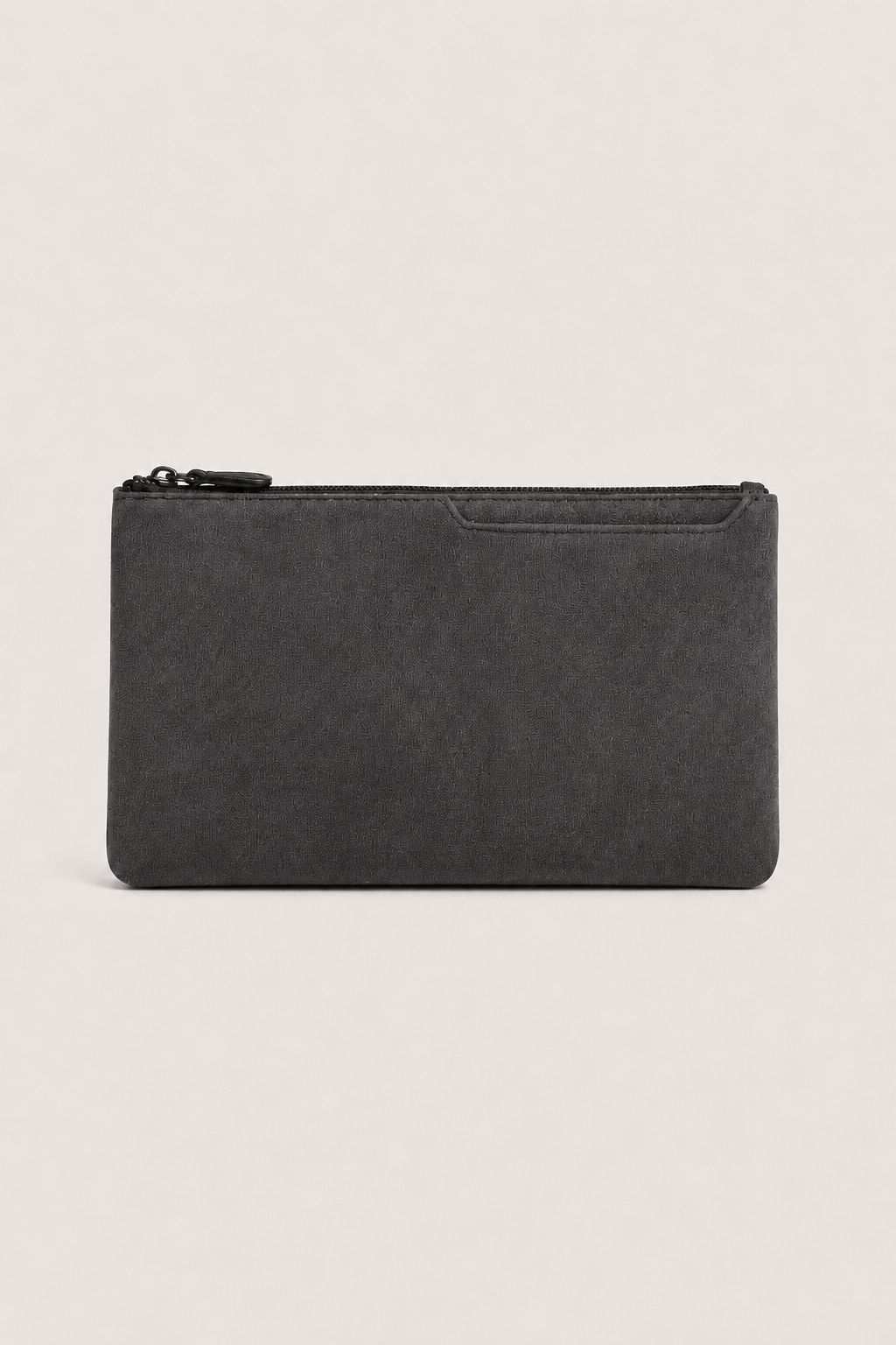 Michael Sydney men's dark grey clutch bag, front view