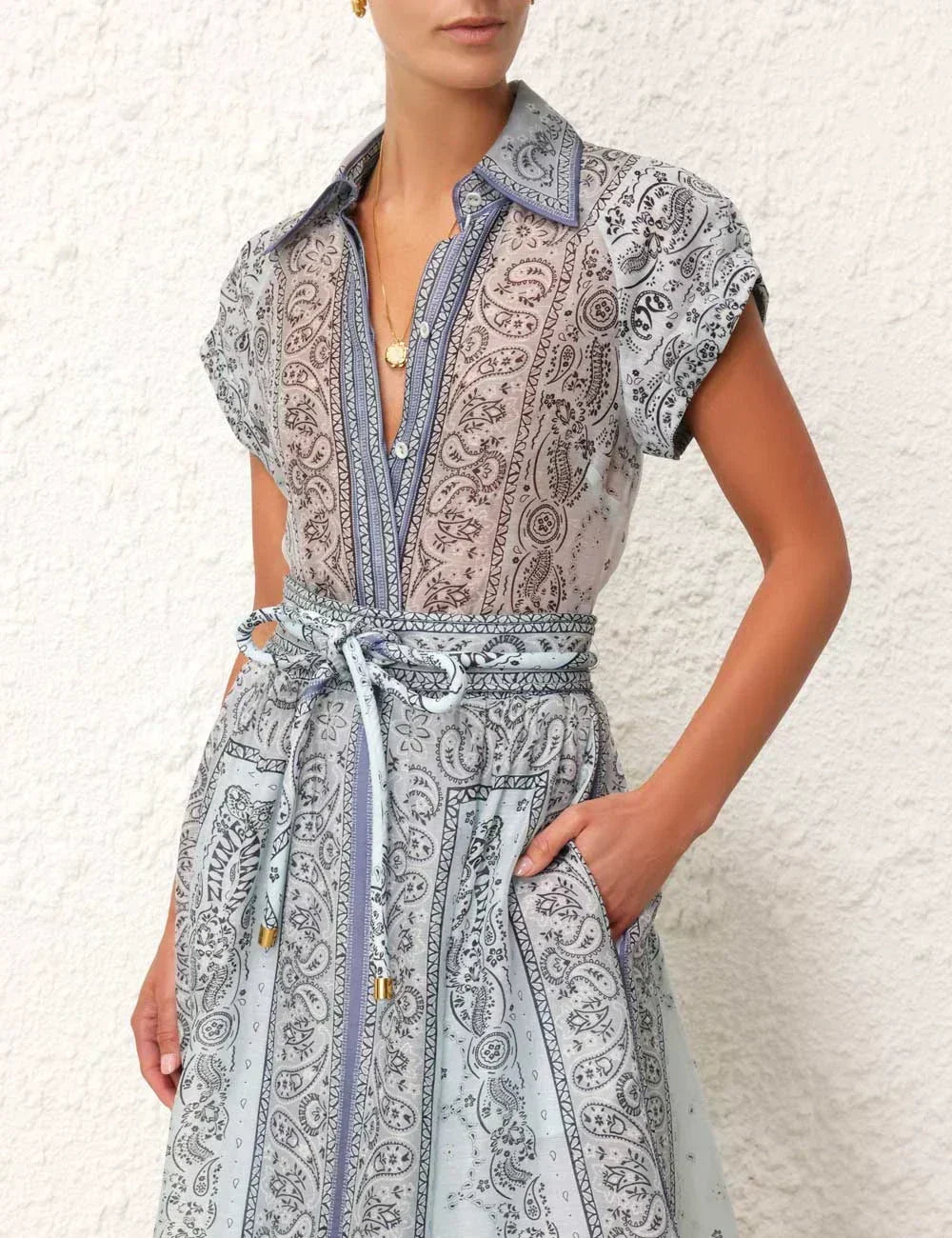 Gina™ | Boho Print Midi Set